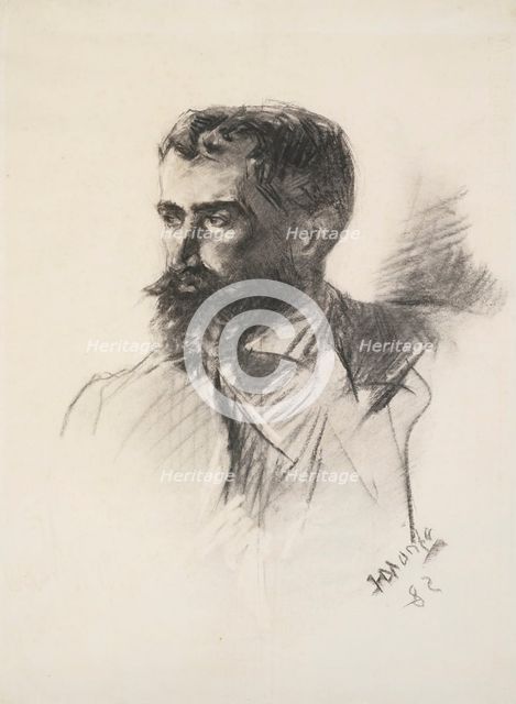 Portrait of Count Alphonse Charles de Toulouse-Lautrec-Monfa (1838-1913).