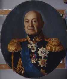 Portrait of Count Arseny Andreyevich Zakrevsky (1783–1865), after 1848. Artist: Zaryanko, Sergei Konstantinovich (1818-1870)