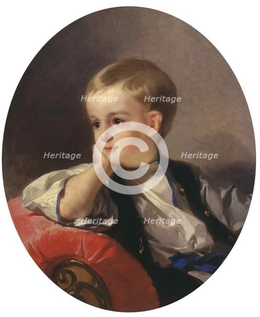 Portrait of Count Bobrinsky as child, 1882.