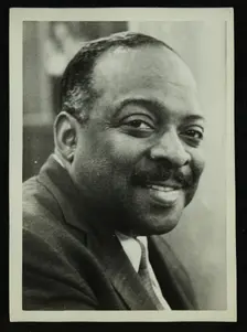 Portrait of Count Basie, 1950s. Creator: Denis Williams