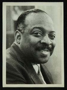 Portrait of Count Basie, 1950s. Creator: Denis Williams