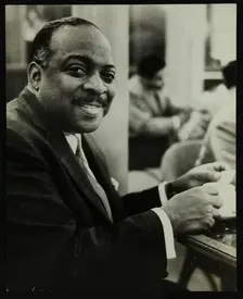 Portrait of Count Basie, 1950s. Creator: Denis Williams