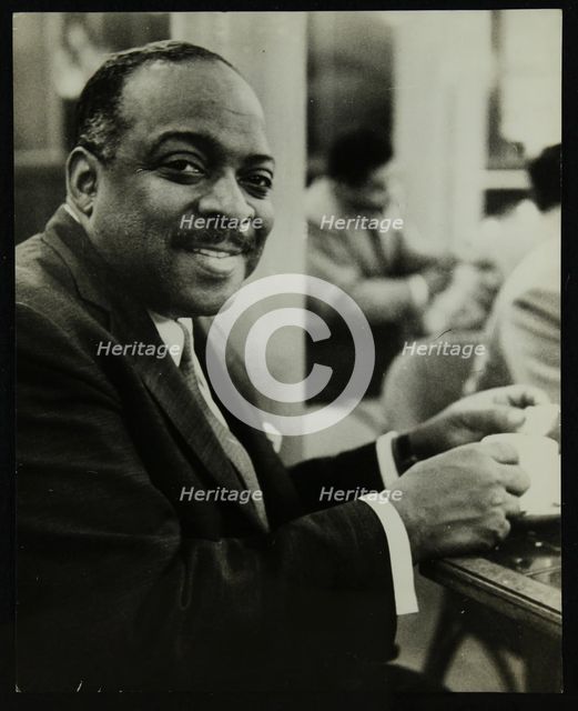 Portrait of Count Basie, 1950s. Creator: Denis Williams.