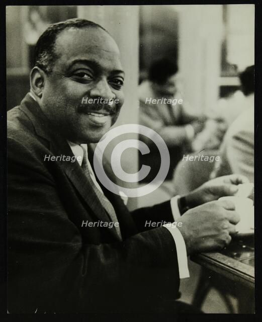 Portrait of Count Basie, 1950s. Artist: Denis Williams