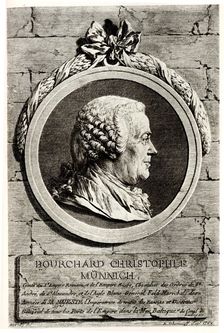 Portrait of Count Burkhard Christoph von Münnich (1683-1767). Artist: Anonymous