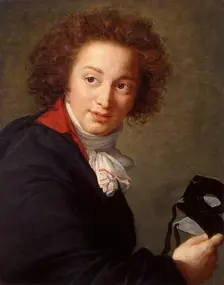 Portrait of Count Grigory Chernyshev with a Mask in His Hand, 1793. Creator: Elisabeth Louise Vigee-LeBrun