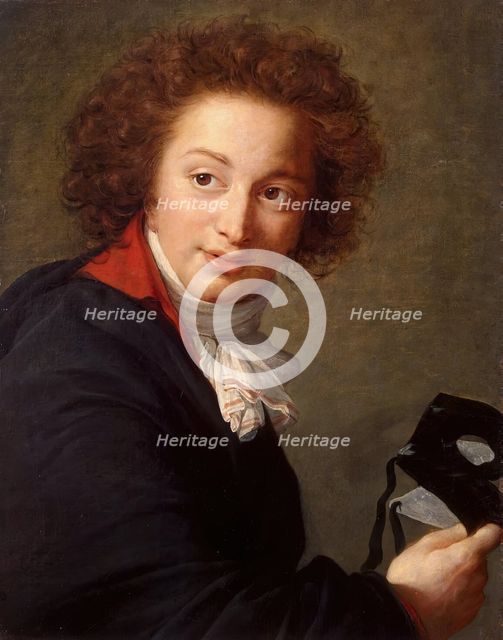 Portrait of Count Grigory Chernyshev with a Mask in His Hand, 1793. Creator: Elisabeth Louise Vigee-LeBrun.