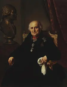 Portrait of Count Grigory Kushelev (1754-1833), 1827. Creator: Orest Kiprensky