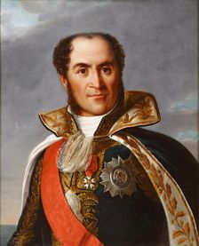 Portrait of Count Guillaume Marie-Anne Brune (1763-1815), Marshal of the Empire, 1834. Creator: Benoist, Marie-Guillemine (1768-1826)