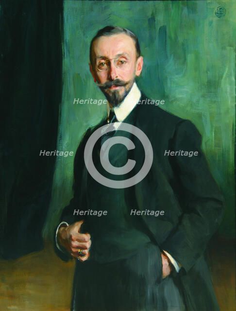 Portrait of Count Dmitry Ivanovitch Tolstoy (1860-1941), 1901. Creator: Braz, Osip Emmanuilovich (1872-1936).