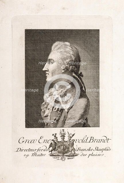 Portrait of Count Enevold Brandt (1738-1772). Creator: Anonymous.