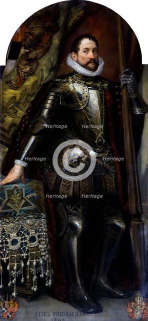 Portrait of Count Eitel Friedrich IV of Hohenzollern (1545-1605), 1883. Creator: Klimt, Gustav (1862-1918).