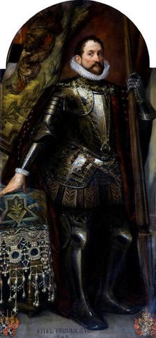 Portrait of Count Eitel Friedrich IV of Hohenzollern (1545-1605), 1883. Creator: Klimt, Gustav (1862-1918)