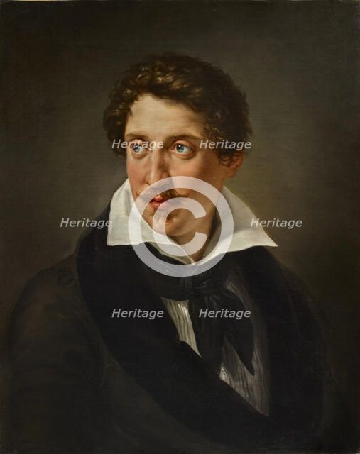 Portrait of Count Francesco Borgia (1794-1861), before 1825. Creator: Hayez, Francesco (1791-1882).