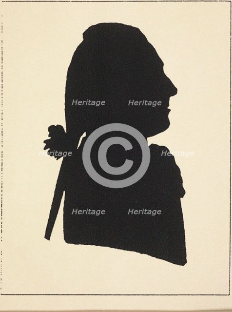 Portrait of Count Franz von Walsegg (1763-1827). Silhouette.