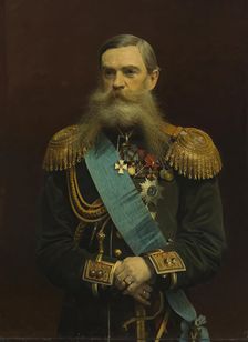 Portrait of Count Frederick Maurice van Heiden, 1881. Creator: Ivan Kramskoy