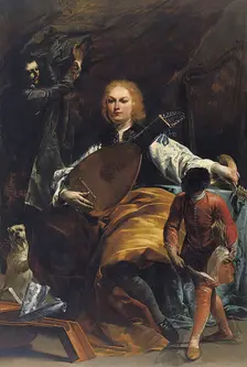 Portrait of Count Fulvio Grati, 1720. Creator: Giuseppe Maria Crespi