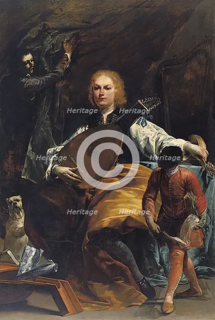 Portrait of Count Fulvio Grati, 1720. Creator: Giuseppe Maria Crespi.