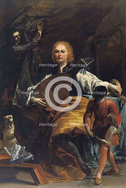 Portrait of Count Fulvio Grati, 1720. Creator: Giuseppe Maria Crespi.