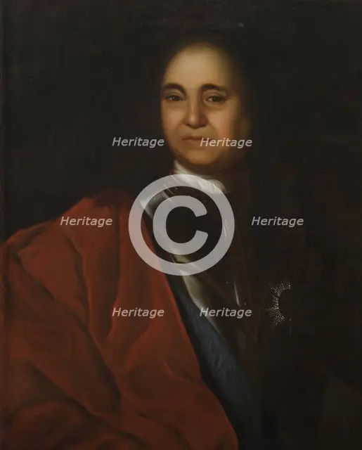 Portrait of Count Fyodor Matveyevich Apraksin (1661-1728), Second Half of the 18th cen. Creator: Anonymous.