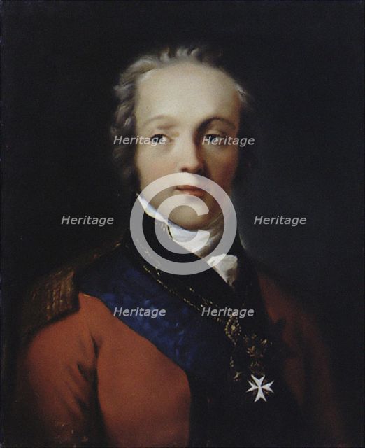 Portrait of Count Fyodor Vasilyevich Rostopchin (1763-1826), 1800. Artist: Tonci, Salvatore (1756-1844)