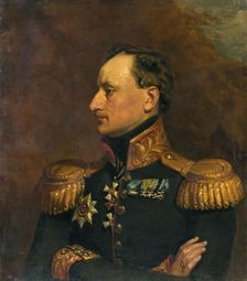 Portrait of Count Konstantin von Benkendorff, (1785-1828) (copy), 19th century. Creator: Unknown