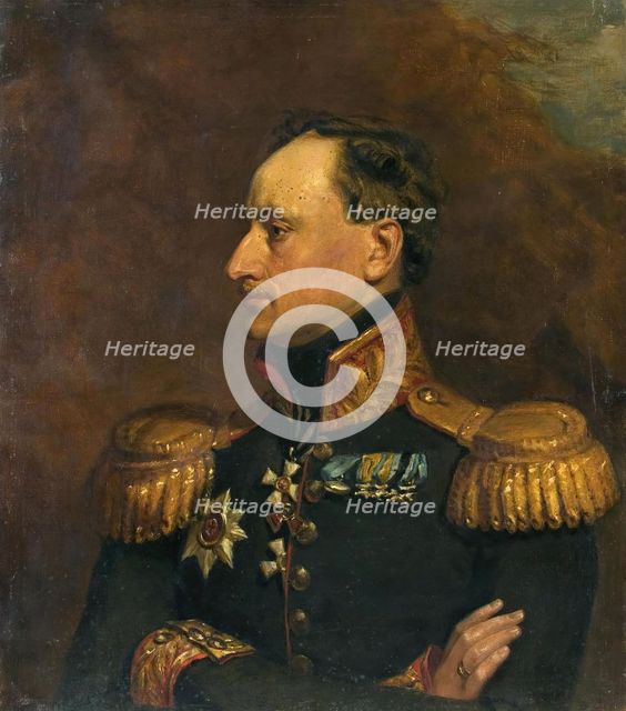 Portrait of Count Konstantin von Benkendorff, (1785-1828) (copy), 19th century. Creator: Unknown.
