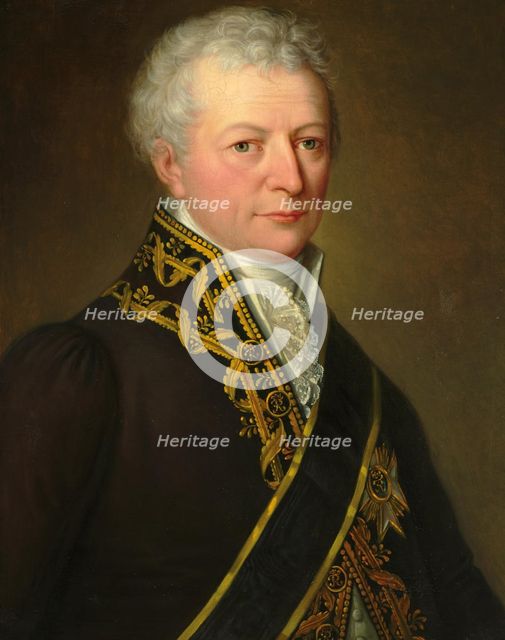 Portrait of Count Karl August von Hardenberg (1750-1822). Creator: Schadow, Johann Gottfried (1764-1850).