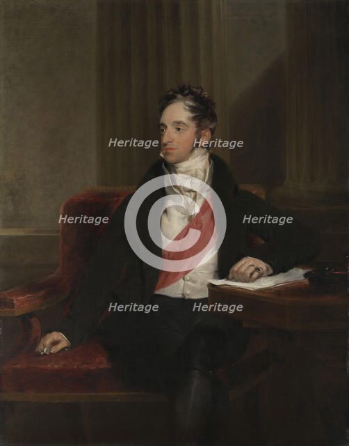 Portrait of Count Karl Robert Nesselrode (1780-1862), 1818. Creator: Lawrence, Sir Thomas (1769-1830).