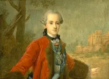 Portrait of Count Kirill Razumovsky (1728-1803), the last Hetman of Ukraine, Mid of the 18th cen.. Artist: Anonymous, 18th century