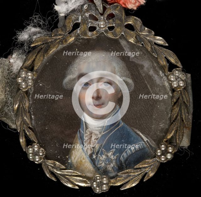 Portrait of Count Hans Axel von Fersen (1755-1810), 1784. Artist: Lafrensen, Niclas (1737-1807)