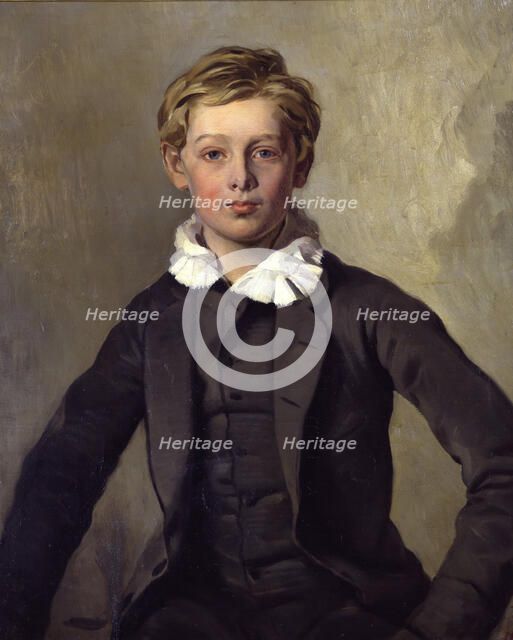 Portrait of Count Hans Haubold von Einsiedel, 1855. Artist: Rayski, Louis Ferdinand von (1806-1890)