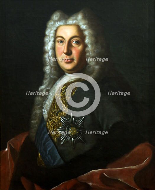 Portrait of Count Heinrich Johann Friedrich (Andrei) Ostermann (1687-1747), 2nd Half of 18th cen. Creator: Anonymous.