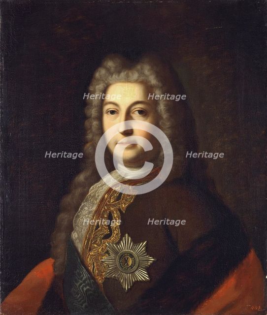 Portrait of Count Heinrich Johann Friedrich (Andrei) Ostermann (1687-1747), Late 18th century. Artist: Anonymous  