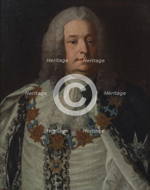 Portrait of Count Herman Cedercreutz (1684-1754), 1754.