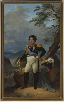 Portrait of Count I.I.Dibich-Zabalkansky, 1833. Creator: Pyotr Basin