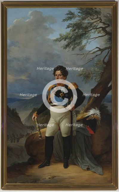 Portrait of Count I.I.Dibich-Zabalkansky, 1833. Creator: Pyotr Basin.