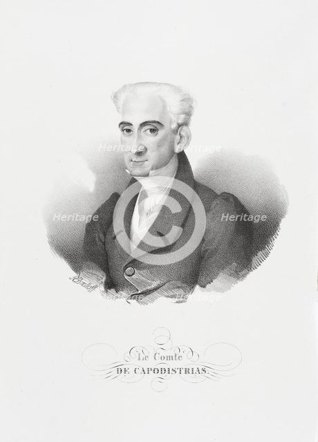 Portrait of Count Ioannis Kapodistrias (1776-1831).
