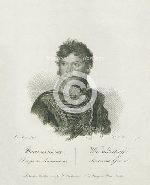 Portrait of Count Illarion Vasilyevich Vasilchikov (1775-1847), 1813.