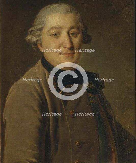 Portrait of count Ivan Grigoryevich Orlov (1738-1791), Between 1762 and 1765. Artist: Rokotov, Fyodor Stepanovich (1735-1808)