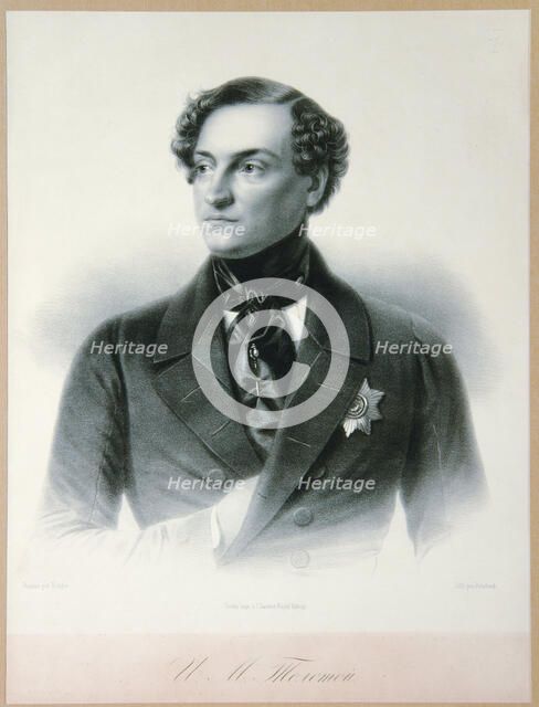 Portrait of Count Ivan Matveyevich Tolstoy (1806-1867). Creator: Rohrbach, Paul (1817-after 1862).