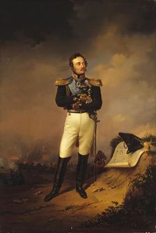 Portrait of Count Ivan Paskevich, 1869. Creator: Georg von Bothmann