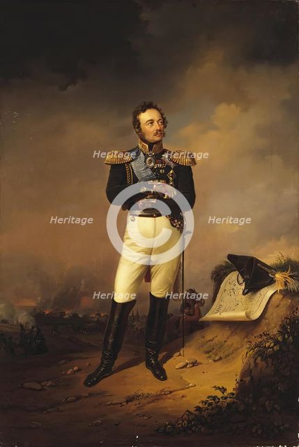 Portrait of Count Ivan Paskevich, 1869. Creator: Georg von Bothmann.