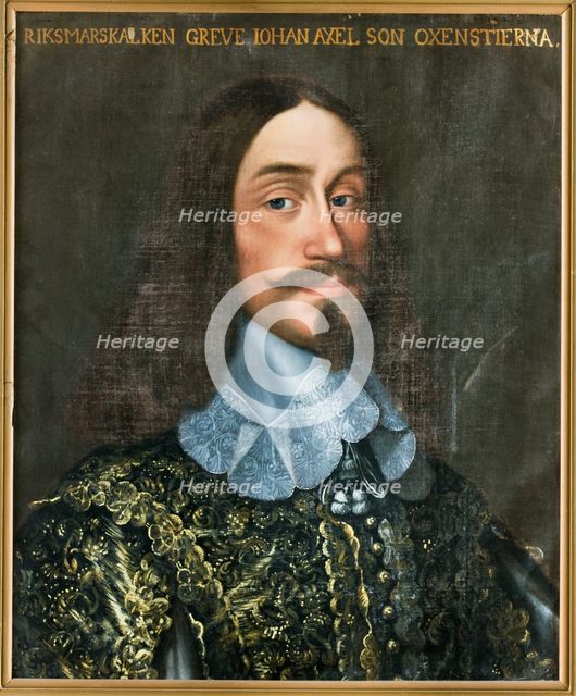 Portrait of Count Johan Axelsson Oxenstierna (1611-1657). Creator: Hulle, Anselm van (1601-1674).