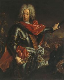 Portrait of Count Johann Matthias von der Schulenburg (1661-1747), 1737-1742. Creator: Guardi, Francesco (1712-1793)