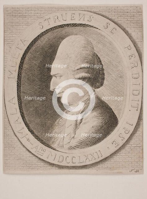 Portrait of Count Johann Friedrich Struensee (1737-1772), 1772. Creator: Kleve, Terkel (1743-1797).