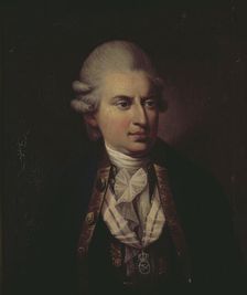 Portrait of Count Johann Friedrich Struensee (1737-1772). Creator: Juel, Jens (1745-1802)