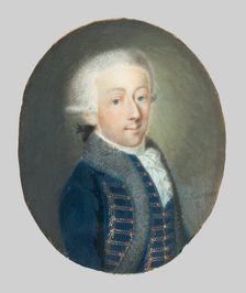 Portrait of Count Joseph Szapáry, c1790. Creator: Karl Caspar