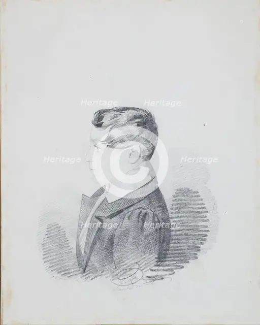 Portrait of Count Leonid Mikhailovich Golitsyn (1806-1860), 1830s. Creator: Hampeln, Carl, von (1794-after 1880).