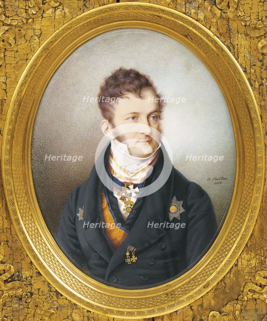Portrait of Count Ludwig Lebzeltern (1774-1854), 1822. Artist: Anonymous  